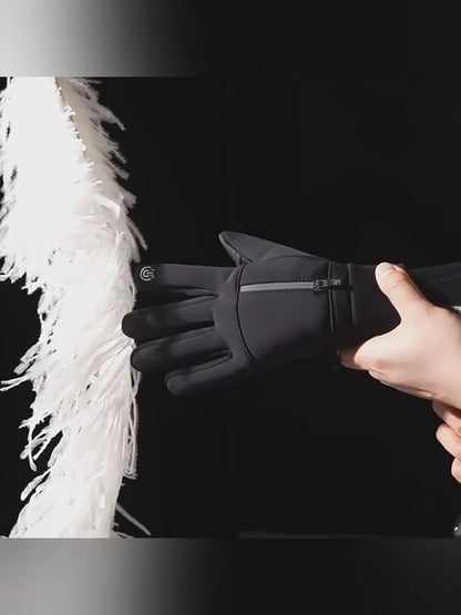 Glovex® Parmak Ucu Açılır Akıllı Dokunmatik Kış Eldiveni